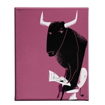 Pintura de Muro Homemania | Animais, Touro | de Poliéster, Madeira | 45 x 3 x 70 cm - 1