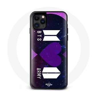 Capa Maniacase para Iphone 13 Pro Bangtan Sonyeondan Logotipo Bts Elogotipo Army I Purple You - 1