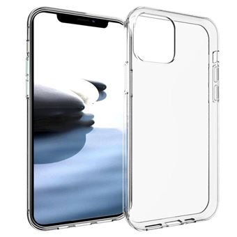 Capa Skyhe para iPhone 12 / 12 Pro | Silicone Liso - Transparente Clear - 1