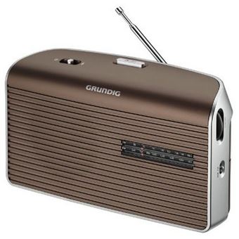 Rádio Grundig Music 60 | Castanho, Prateado - 1
