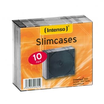 Intenso Storage Solution 10 Slim Cases 10 discos Transparente - 1