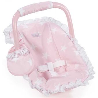 Assento de viagem de boneca Jumbo La Nina 60410 | Rosa, Branco - 1