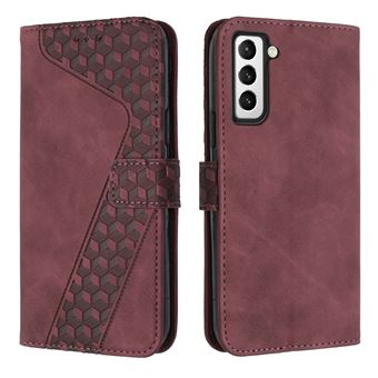 Capa FOXDOCK para Samsung Galaxy S21 FE com Fecho Magnético | Resistente a Impactos e Quedas | Compartimentos para Cartões | Castanho - 1