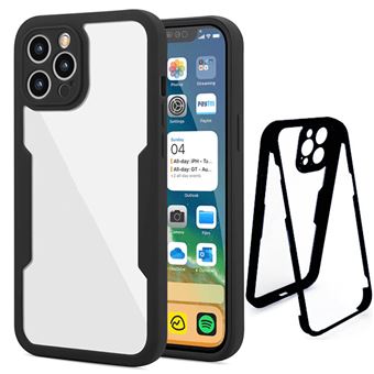Capa Phonecare Anti-Crash 360 Protection á Prova de Choque Frente e Verso para iPhone 12 Pro - Preto - 1