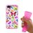 Capa Hapdey para iPhone 7 Plus - 8 Plus Design Borboletas Coloridas em Silicone Flexível e TPU Cor-de-Rosa_3