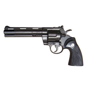 Réplica Denix de revólver Python 6 ou Magnum de metal e puxadores de plástico - 1