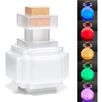 Réplica The Noble Collection Frascos de Poção com Luz Minecraft | 16 cm - 1