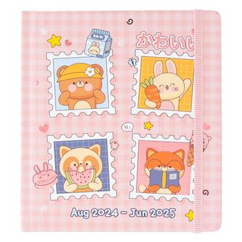 Agenda escolar 2024/2025 ERIK EDITORES | página do dia 11 meses | KAWAII - 1