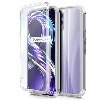 Capa COOL de Silicone 3D para Realme 8i / Narzo 50 | Frente e Verso - Transparente - 1