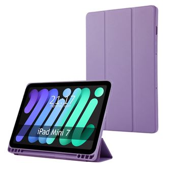 Capa TUMUNDOSMARTPHONE Smart Flip para Apple iPad Mini 7 (2024) | Roxo - 1