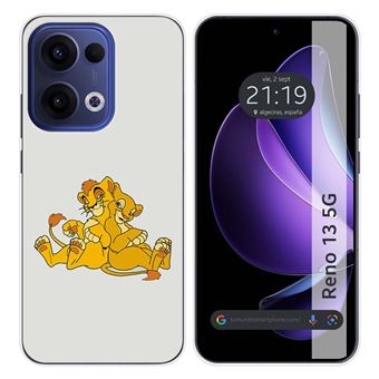 Capa de Silicone Tumundosmartphone para Oppo Reno 13 5G | Desenhos de design de leão - 1