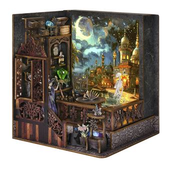 Book Nook DAM | madeira | 3D realista - 1