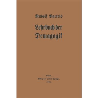 Lehrbuch Der Demagogik - Paperback / softback - 0 - 1