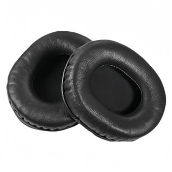 Almofadas para Auscultadores V-REEL para Steelseries Arctis NOVA 1 3 5 7 9X PRO | Preto | Couro de Ovelha - 1