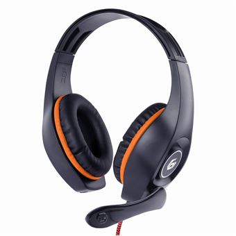 Auscultadores Gaming Gembird GHS-05-O | Laranja - 1