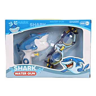 Conjunto Pistola de Água e Óculos  Tubarão LPM - 1