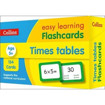 Times Tables Flashcards Ideal For Home Learning Collins Easy Learning Ks2 - 1