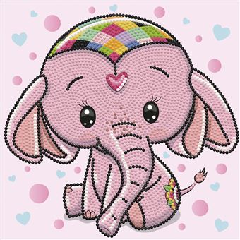 Pintar com Diamantes Diamond Dotz | Princesa Elefante Bébé Elefante DBX015 - 1