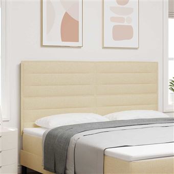 Cabeceira vidaXL | Creme | 180 cm | Tecido - 1