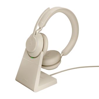 Auscultadores Bluetooth Jabra Evolve2 65 | Bege - 1