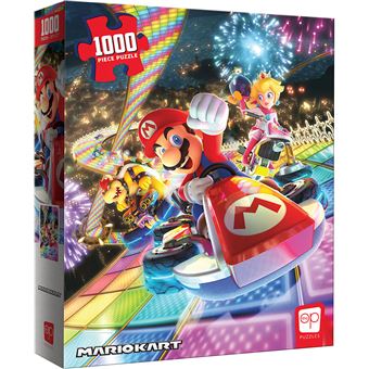 Puzzle Mario Kart Rainbow Road | 1000 Peças - USAopoly - 1