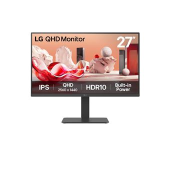 Monitor LG 27BA45QB-B | LCD | QHD | 5 ms | 75 Hz | 27" | D - 1