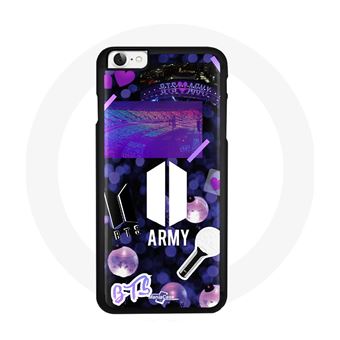 Capa Maniacase para Iphone 6 Bangtan Sonyeondan Bts Logotipo Army Bomb Lightstick - 1