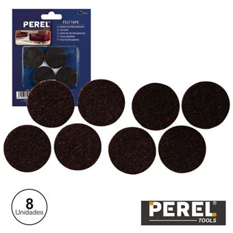 Autocolantes Feltro Perel Redondos 38Mm 8X - 1