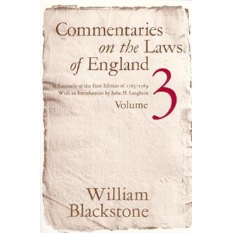 Commentaries on the Laws of England - Paperback - 1979 - 1