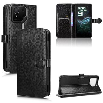 Capa FOXDOCK para Asus ROG Phone 9/9 Pro | Fecho Magnético | TPU Macio | Compartimentos para Cartões | Preto - 1