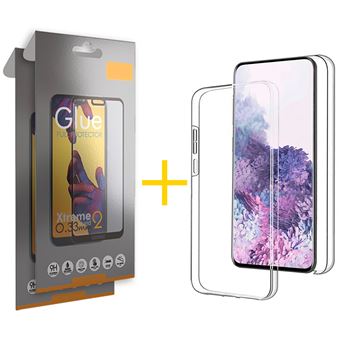 Pack Gandy 2 x Película de Vidro Temperado Full + Capa para Samsung Galaxy Note 20 Ultra 5G Dupla 360º | Transparente Clear - 1