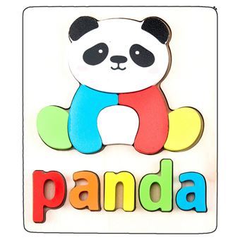 Puzzle Zhishangs Infantis 3D Panda #KM141 | 10 Peças - 1