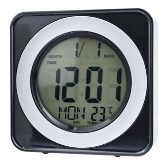 Relógio Despertador LCD Sanda Sd-0034 - Preto - 1