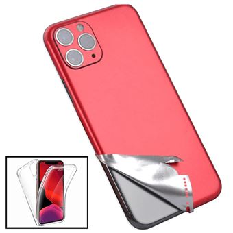Kit Phonecare | Película Traseira Full-Edged SurfaceStickers + Capa 3x1 360° Impact Protection para iPhone 12 Pro - Vermelho - 1