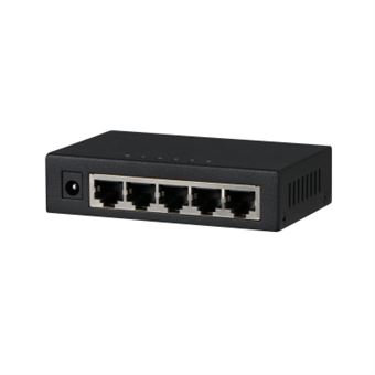 comutador de rede Dahua Europe PFS3005-5GT  Não-gerido L2 Gigabit Ethernet (10/100/1000) Preto - 1