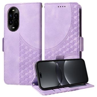 Capa FLOODKING para Huawei Nova 13 Pro | Design Acolchoado | Couro PU Premium | Roxo - 1