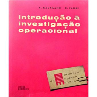 Introdução à investigação operacional. - 1