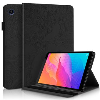 Capa Flip FOXDOCK para Huawei MatePad T8 | Textura em Relevo | Compartimento para Cartão | Preto - 1