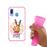 Capa Hapdey para Samsung Galaxy A40 2019 Design Mandala Amor e Paz em Silicone Flexível e TPU Cor-de-Rosa_3