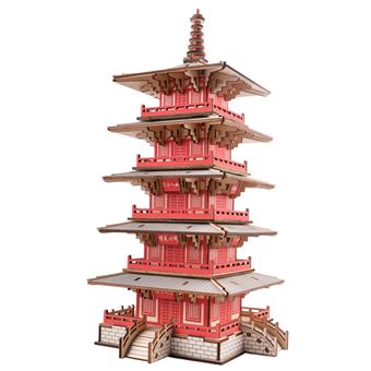 Puzzle 3D HSMY de 216 Peças HF02 - Templo Hanshan - 1