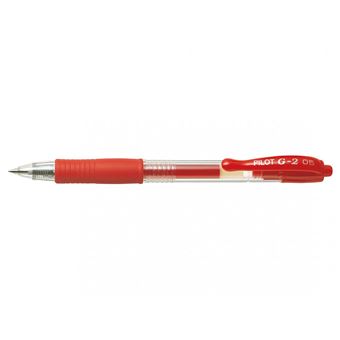 Caneta de Gel Pilot BL-G2-5 | Vermelho, Transparente - 1