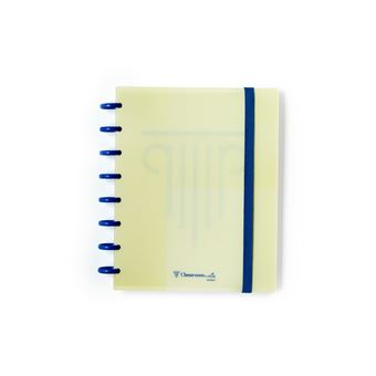 Caderno EcoSmart PP Ambar ClassroomMates | A5 | 100 Folhas | 100G | Amarelo Limão - 1