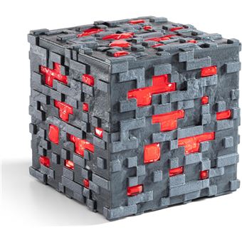 Réplica The Noble Collection Redstone Ore com Luz Minecraft | 10 cm - 1