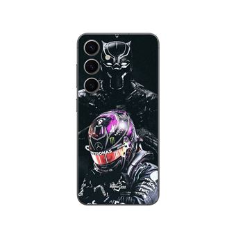 Capa Maniacase para Samsung Galaxy S25 Plus | Lewis Hamilton Pantera Negra - 1