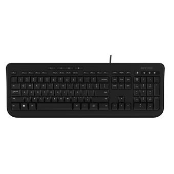 Teclado com Fios Incase Designed by Microsoft Wired Keyboard 600 | Idioma: Espanhol | Preto - 1