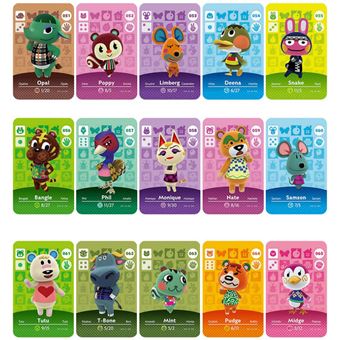 Pack 15 Cartões NFC zhishang para Animal Crossing | Compatível com Nintendo Switch Amiibo / Switch Lite / Wii U | Mkp44 - 1