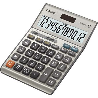 Calculadora Casio DF-120BM | Cinzento - 1