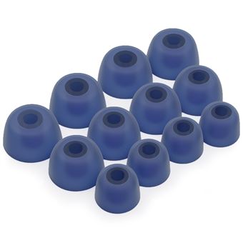12 x Pontas Auriculares de Silicone Okuli para Fones de Ouvido Jabra Elite 3, 5, 7, 65t, 75t | Azul - 1