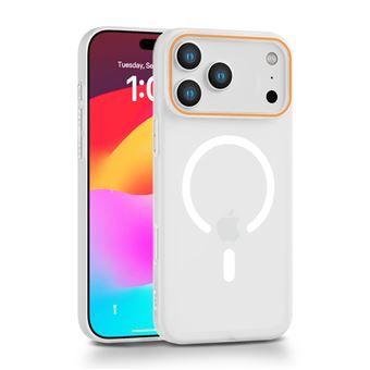 Capa PC com magnético, textura fosca e macia V-REEL QT07 para iPhone 14 Pro Max - Branco - 1