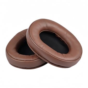 Almofadas para Auscultadores V-REEL para Steelseries Arctis NOVA 1 3 5 7 9X PRO | Marrom | Couro de Ovelha - 1